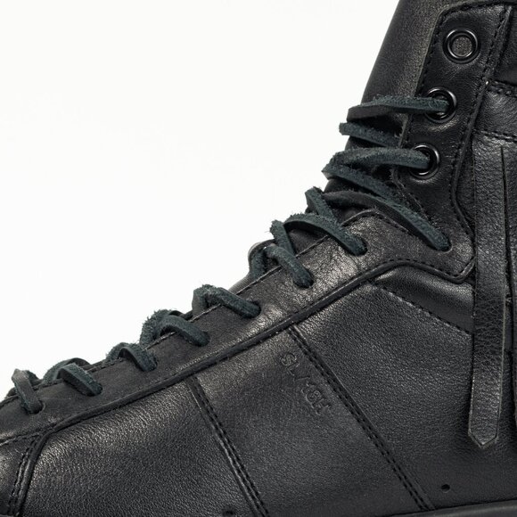 Saint Laurent SL/18H High Black Fringe High-Top Sneakers - Picture 8 of 13